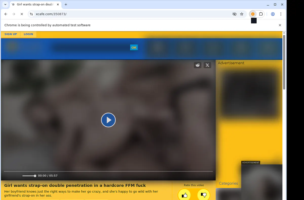 Xcafe Video Downloader browser extension screenshot 5
